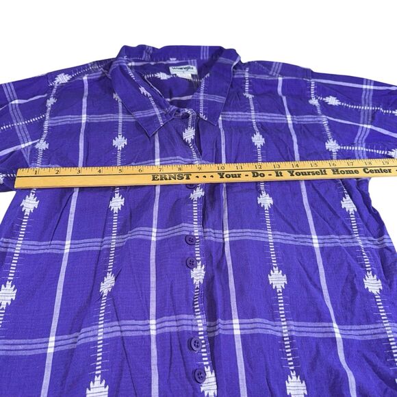 Vintage 1990’s Wrangler Womens‎ Western Button Up Shirt, Rare, Size Large - Picture 6 of 8